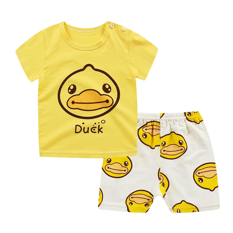 Lovely Rabbit Cartoon Baby Boy Clothing Outfits 2019 Summer Fashion Girl Sets | Детская одежда и обувь