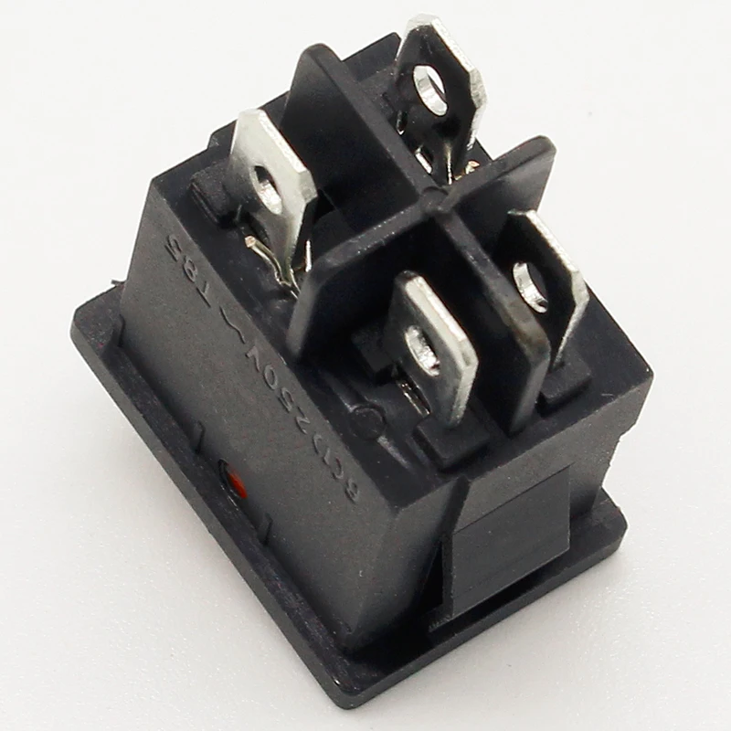 5 шт./лот 15*21 мм Светодиодная лампа SPST 4PIN вкл./выкл. G121 рокерный переключатель лодки