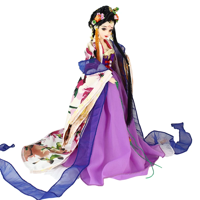 Настоящий Костюм East Charm 1/6 как BJD He Zheng princess с макияжем новейший набор высокое
