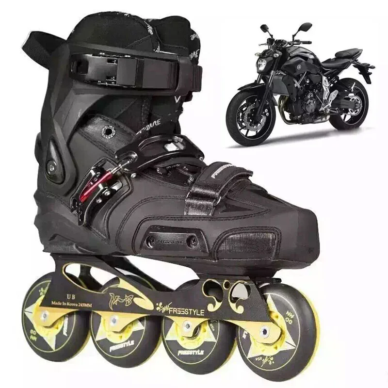 Japy Skate оригинальный Фристайл TT Профессиональный слалом роликовые коньки для