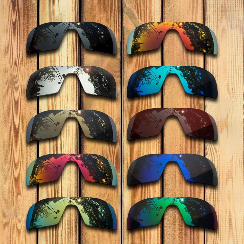 

2 Pieces 100% Precisely Cut Polarized Replacement Lenses for Oakley Oil Rig Sunglass - Many Colors