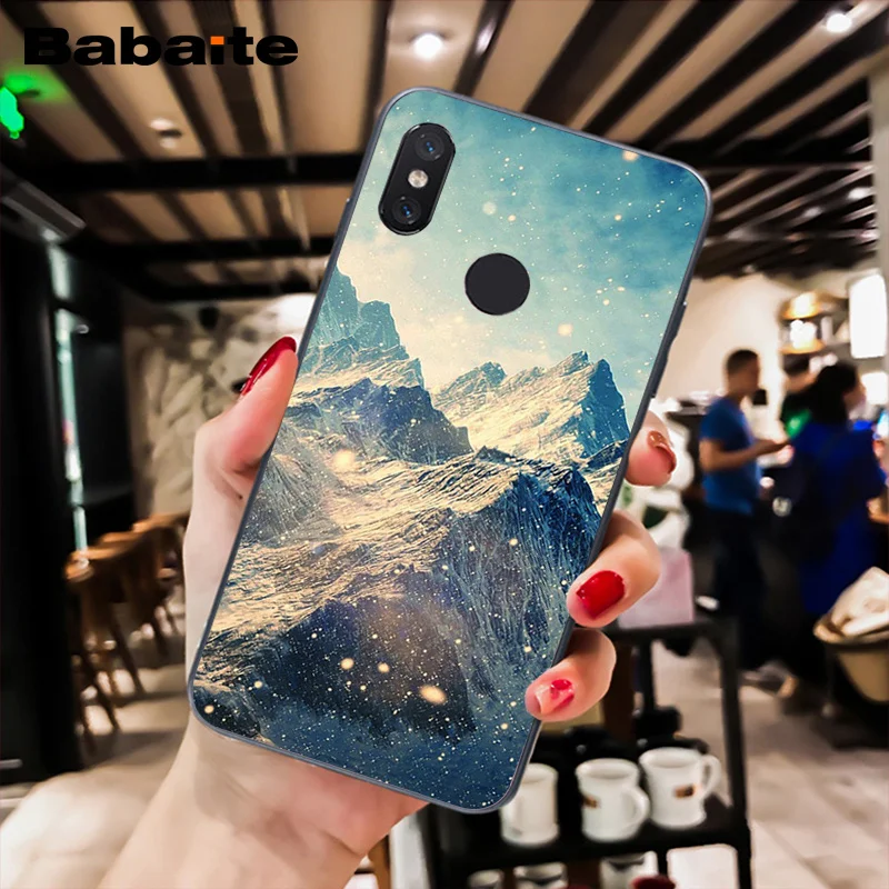 Babaite зимний Снежная гора Sceneary силиконовый чехол для телефона для Xiaomi MiA1 A2 lite F1 Redmi 4X 5Plus S2 Note7 Redmi Note4