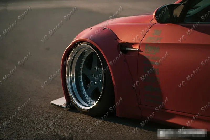 Стеклопластиковый волокно Стекло Fender Flare комплект 8 шт. подходит для 2007-2013 E92 E93 M3