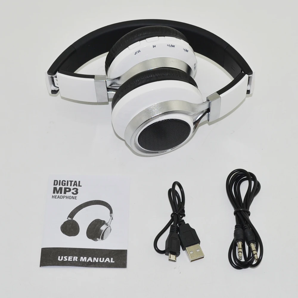 

qijiagu 10sets Wireless Bluetooth headphones headset with Microphone for phone music earphone TF card support headphone