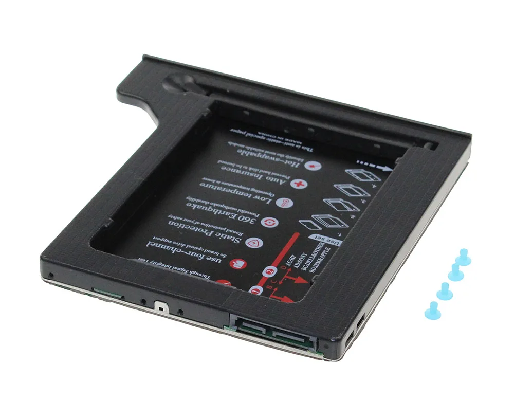 Горячая Распродажа жесткий диск 1ТБ 2nd HDD Caddy SATA к 2 5 &quotчехол для SSD ноутбука ODD DVD/CD