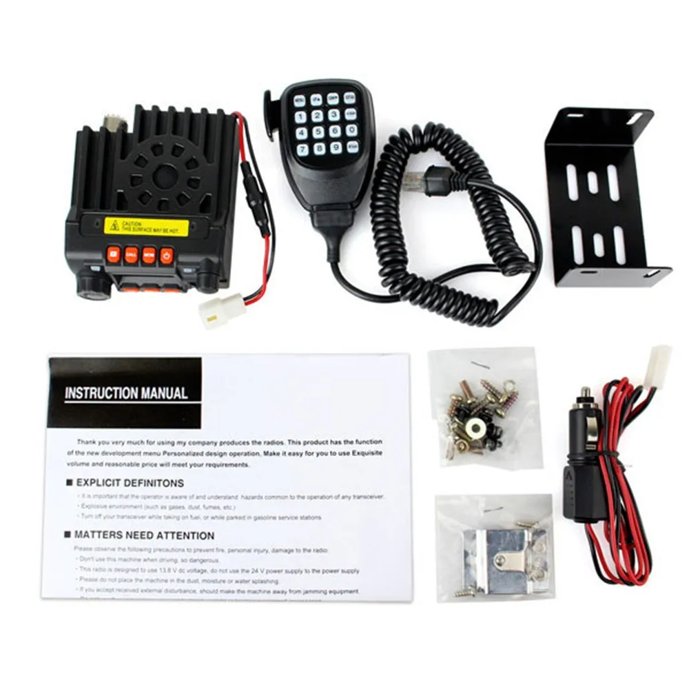 Qyt kt-8900r портативная рация трансивер vhf Автомобильная радиостанция KT8900R мини