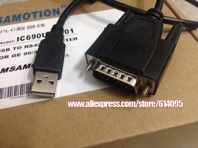 1 шт. IC690USB901 Кабель для программирования GE Fanuc SNP GE90-70/90-30 серии PLC/связь/кабель для загрузки IC690USB90