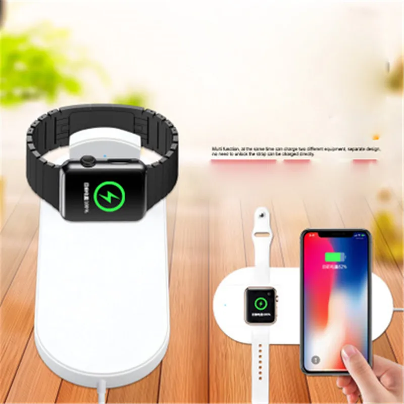 Беспроводное зарядное устройство для iPhone X/8/8Plus беспроводное быстрая зарядка Apple