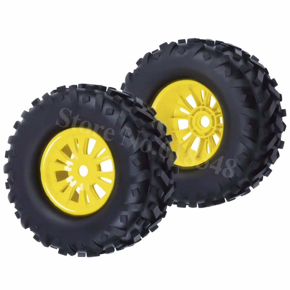 4x RC 170x85 мм 17 мм шестигранные шины Колесные диски для 1/8 внедорожных Monster Truck Bigfoot шины HPI TRAXXAS Himoto HSP Hobao 5B