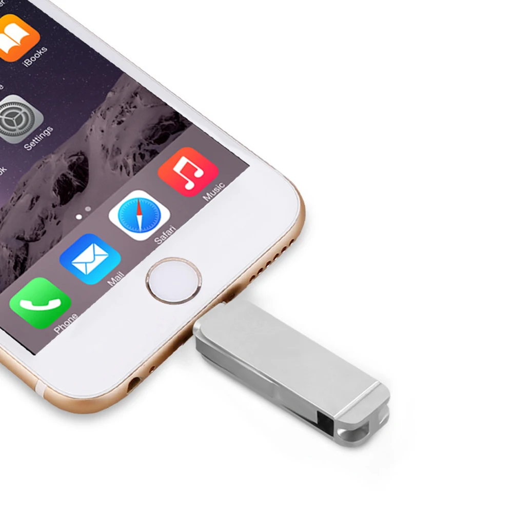 USB флеш накопитель 2 в 1 вращающийся на 360 градусов 64/128 ГБ 16/32 ГБ|USB флэш-накопители| |