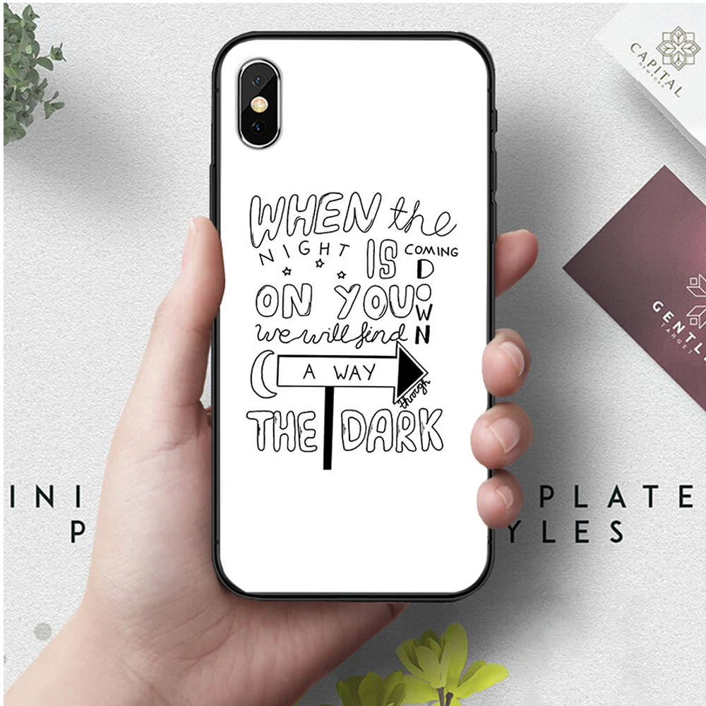 5 Одно направление высокое-протектор на конце силиконовый чехол для iPhone 5 5S 6 6S Plus 7 8 11 Pro X XS Max XR - Цвет: 5