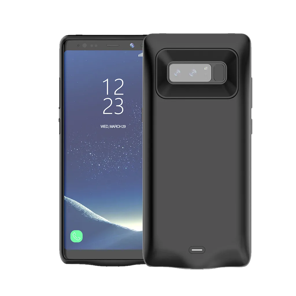 5500 мАч Расширенный чехол для зарядки телефона для samsung Galaxy Note 8 удобный мягкий и жесткий умеренный пылезащитный чехол