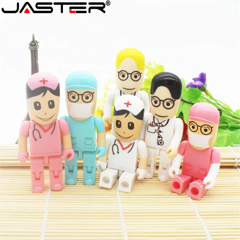 USB флэш накопитель JASTER мультяшный для стоматологов мини врачей 4 ГБ 16 32 64 u диск