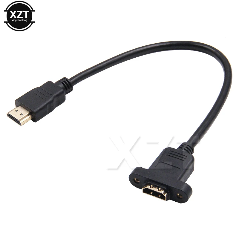 Удлинительный кабель V1.4 совместимый с HDMI позолоченный штекер гнездо винтовым