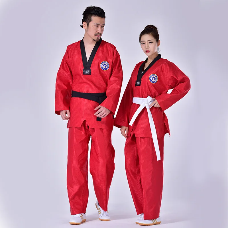 2019 Taekwondo Uniforms Karate Judo Dobok Clothes Adult Children Boys and girls Suit TKD Clothing Cosplay Costumes |