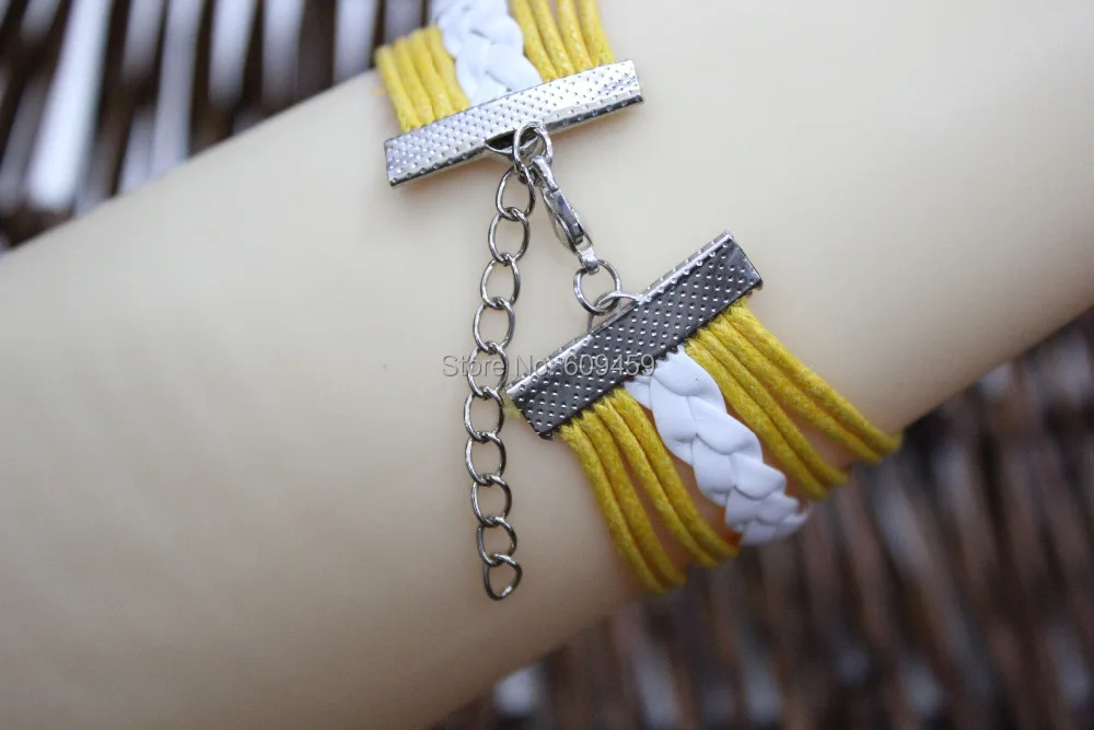 Love bracelet infinity owl rope leather braid | Украшения и аксессуары