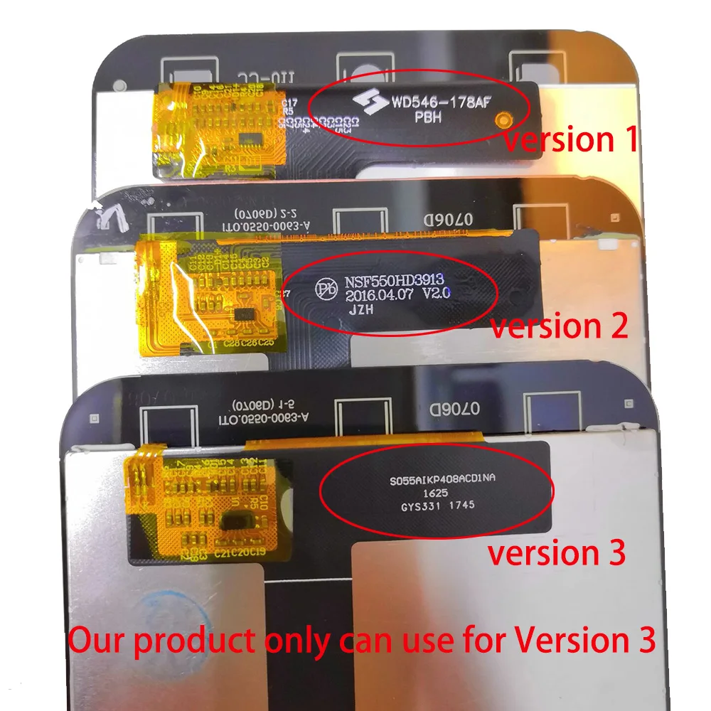 Черный/золотой/белый есть в наличии для Cubot Note S ЖК дисплей + кодирующий