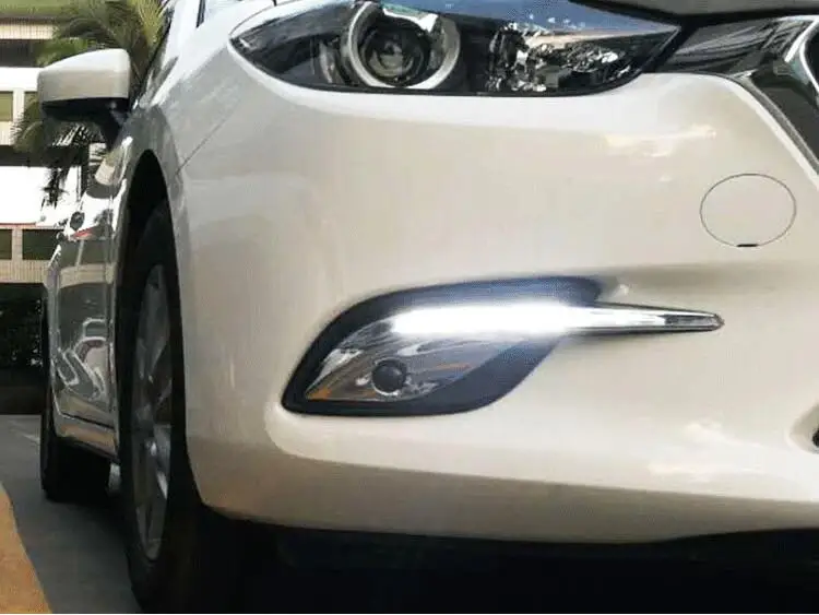 Светодиодные дневные ходовые огни для Mazda 3 Mazda3 Axela2017 2018 2019 | Автомобили и