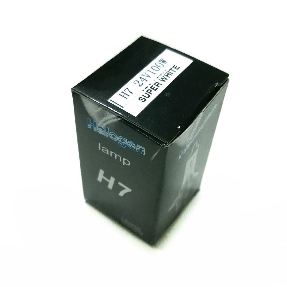 Супер белый H7 24V 100W галогенные лампы головного светильник Автомобильные головы