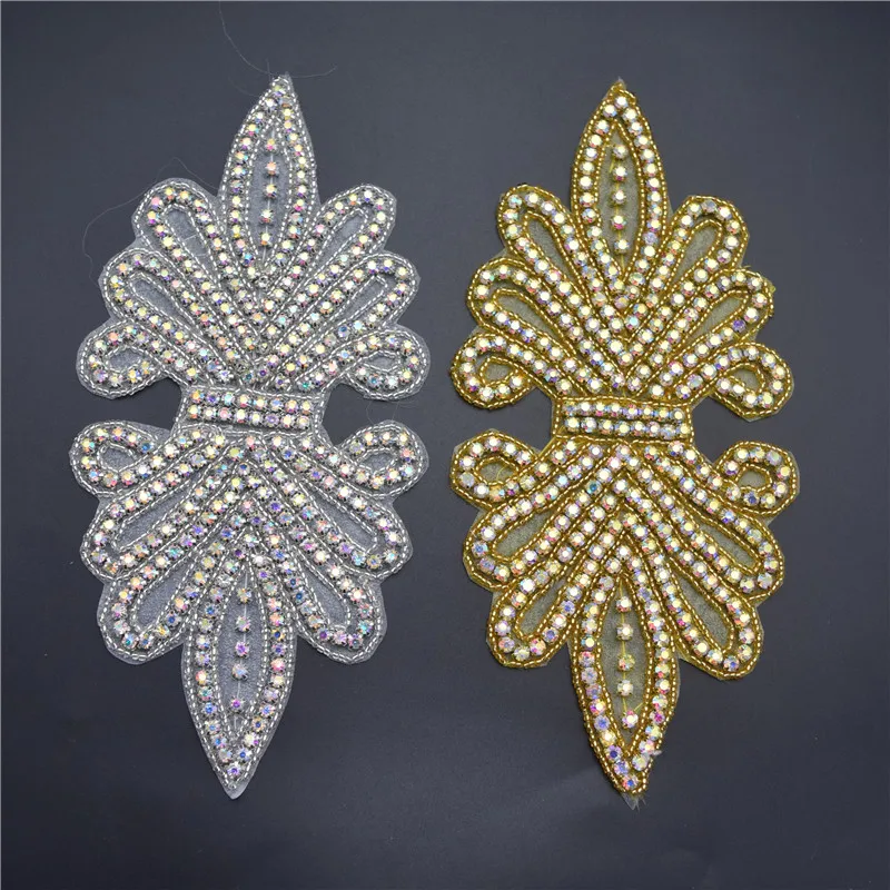 2 шт. свадебная Аппликация с кристаллами|applique patch|rhinestone wedding appliquespatches patches |