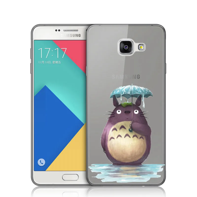 Очаровательный ударопрочный чехол Kuliai Totoro для Samsung Galaxy 2017 2016 2015 A7A3 A5 J7 J5 J3 Мягкий