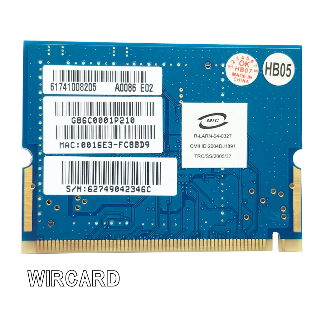 Карта памяти для AR5BMB5 AR5005GS 802.11B/G модуль PCI Wi Fi карта|Сетевые карты| |