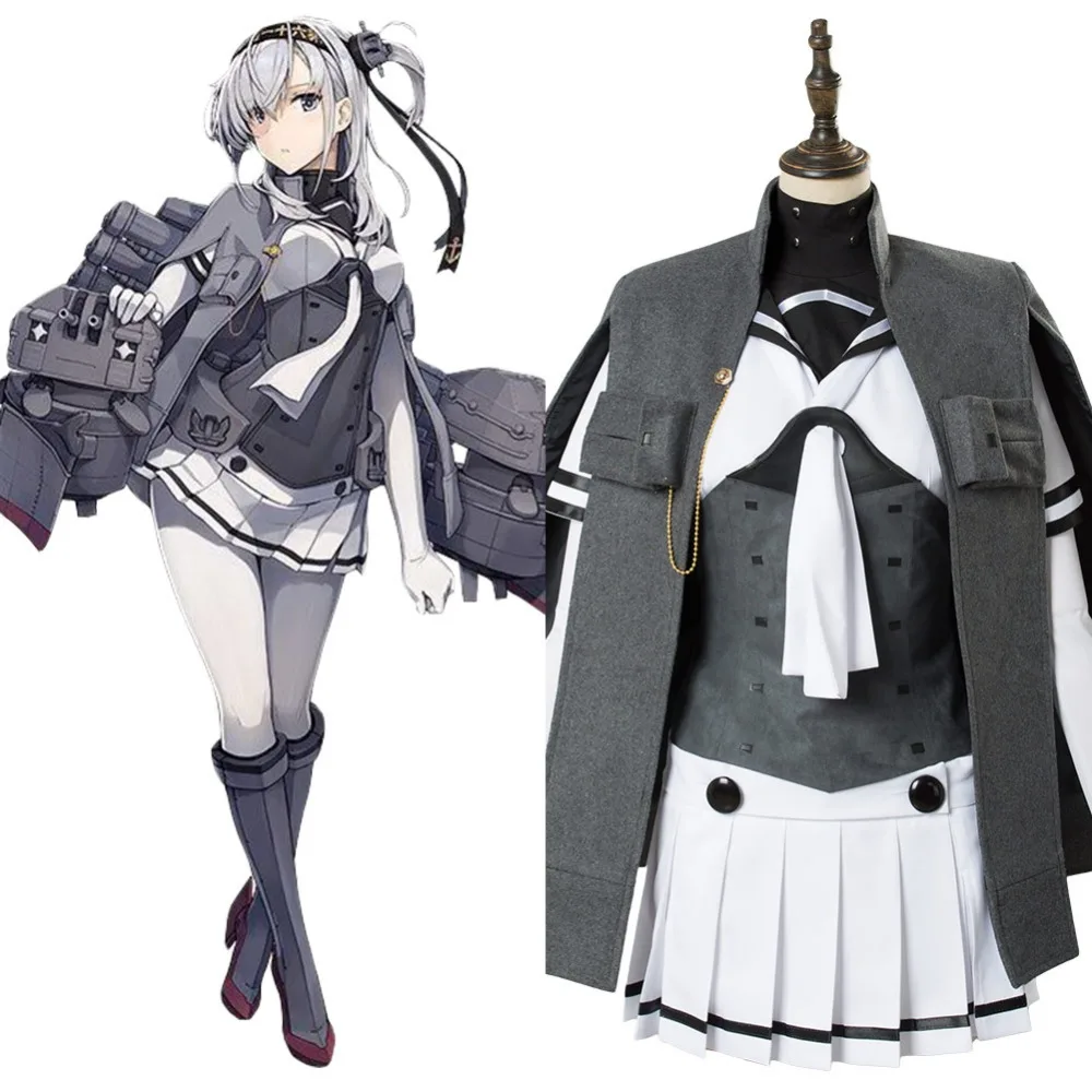 

Коллекция Kantai Косплей сузуцуки Косплей Костюм Платье Наряд полный костюм для взрослых женщин Хэллоуин Карнавал косплей костюм
