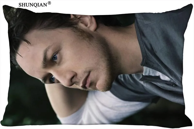 Новинка наволочка James McAvoy на застежке Размер чехла 45x35 см 40x60 45x75 50x75 (две