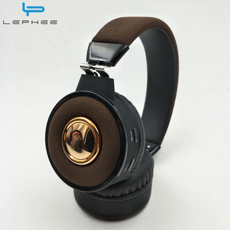 Lephee Беспроводной наушники bluetooth bt018 MP3 микрофон гарнитуры Поддержка TF карты + MIC AUX
