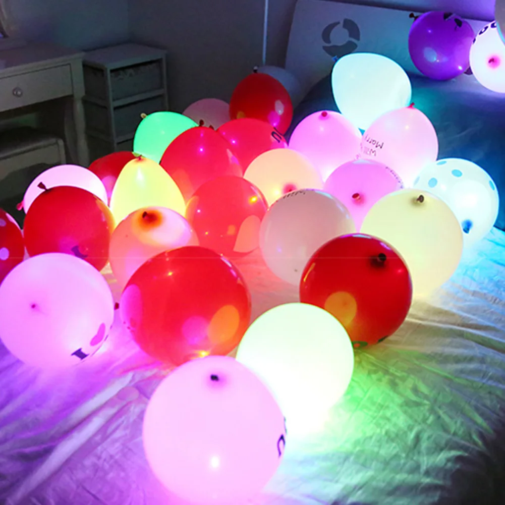 100 шт./лот круглых светодиодных лампочек для шариковых фонариков, Рождественских и свадебных украшений HFing on.