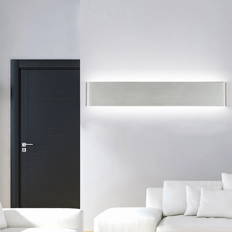 T Крытый настенный светильник квадратная алюминиевая прикроватная лампа для