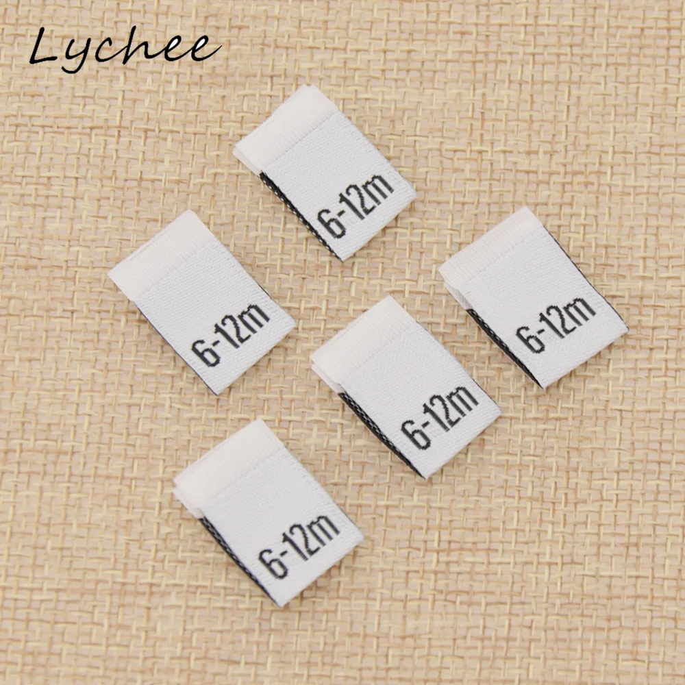 Lychee 100 шт. полиэстер детская одежда размер этикетка Сделай Сам шитье брюки