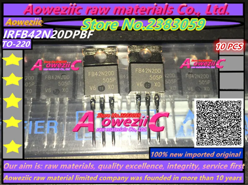 Aoweziic 100% new imported original IRFB42N20DPBF FB42N20D TO-220 MOS field effect tube 44A 200V | Электронные компоненты и