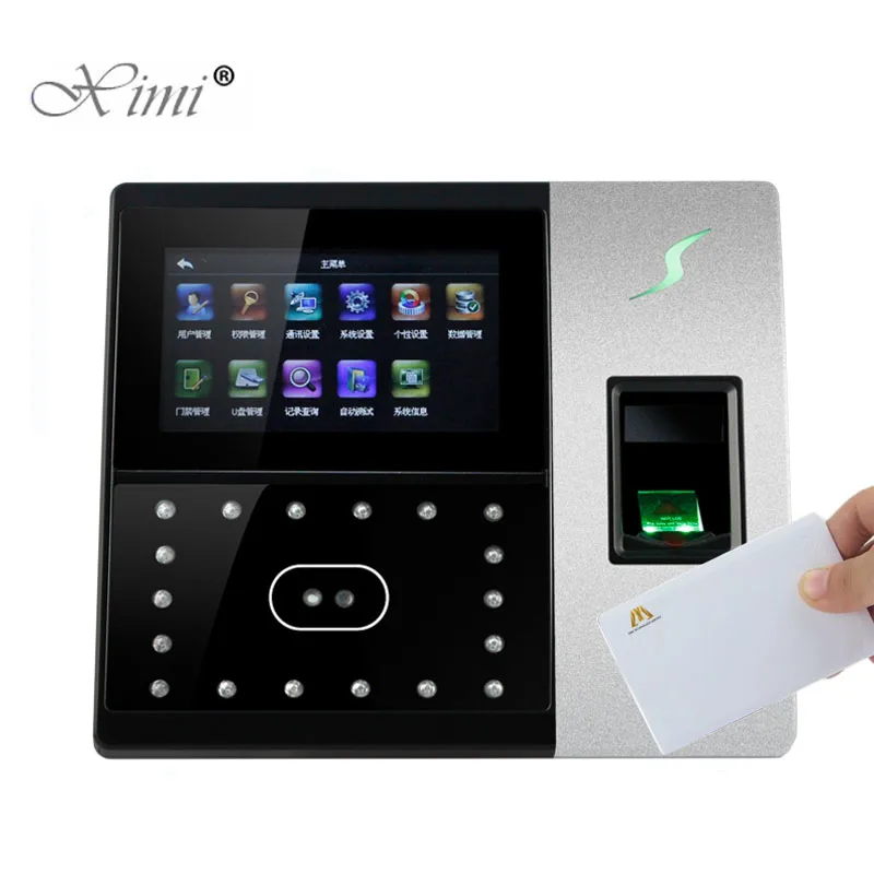 ZK Iface702 система контроля посещаемости времени лица и Доступа биометрический