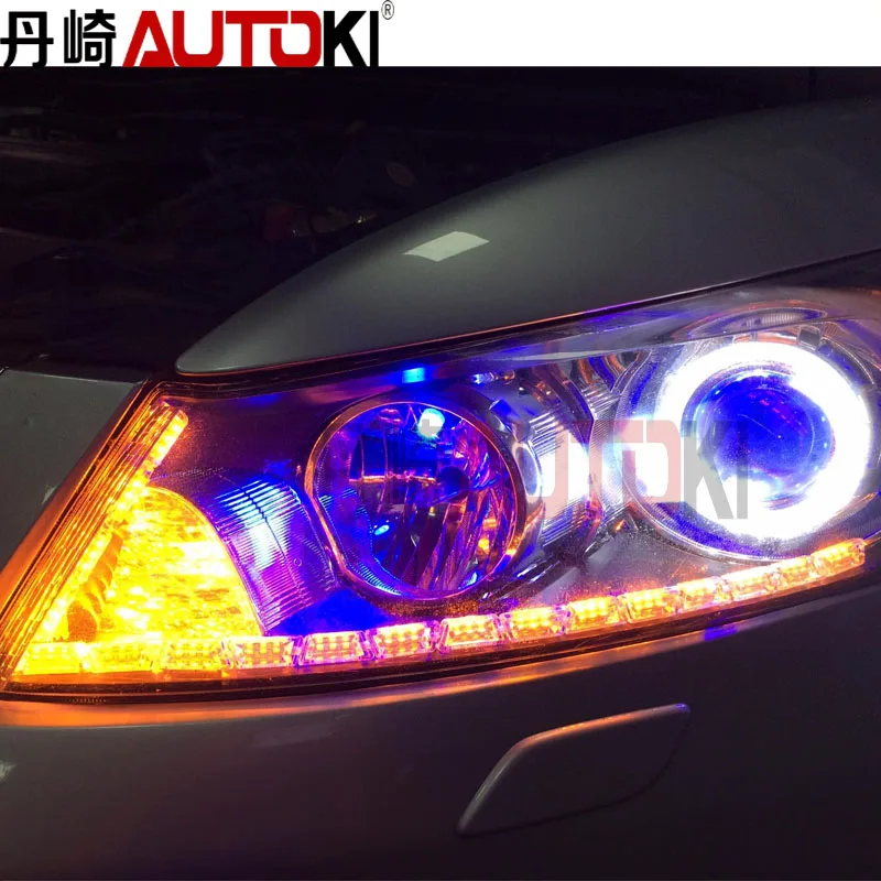 Autoki Универсальный бегущего коня двойной Цвет светодиодный дневные ходовые огни