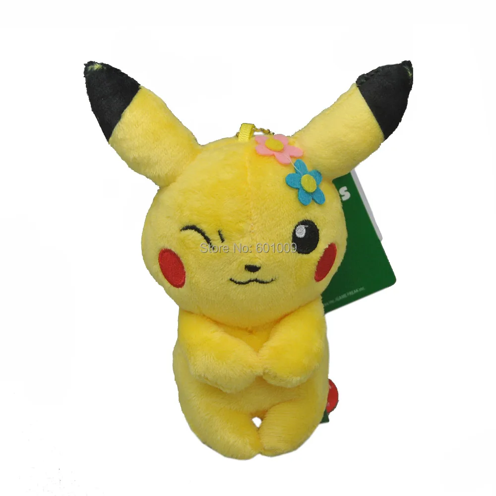 17 видов стилей Psyduck Meowth Ash Ketchum Brock James Jessie Misty 12 см плюшевый брелок в розницу
