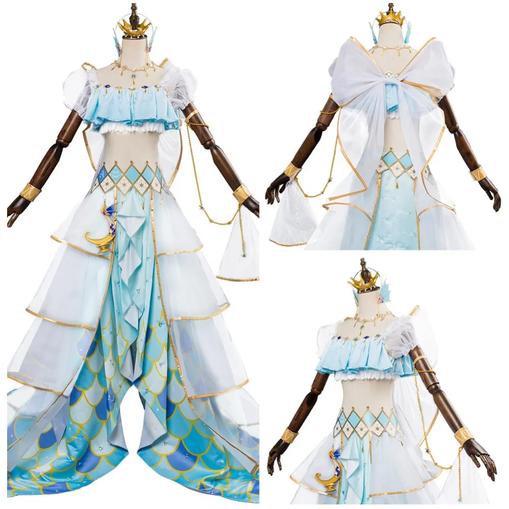 Костюм для косплея Love Live LoveLive Aqours Watanabe You карнавальный костюм русалки Хэллоуина