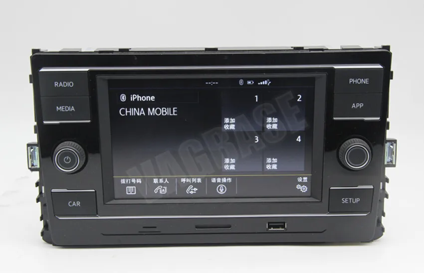 Carplay MQB 6 5 &quotMIB автомобиля Радио Bluetooth для 2017 Passat B8 L Гольф 7 5GG 035 280D 5GG035280D 280 D|bluetooth for
