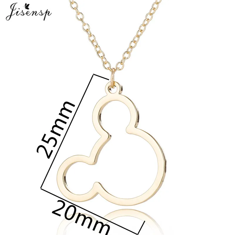 Jisensp Bijoux 2018 Модное Длинное колье с Микки эффектные ювелирные изделия милые