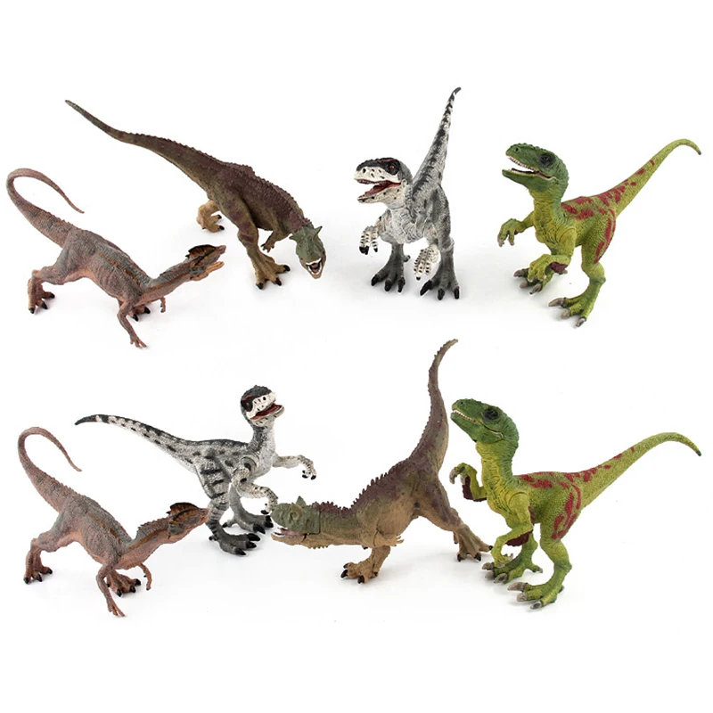 Юрский Велоцираптор дилофозавр динозавр фигурки животных модель игрушки