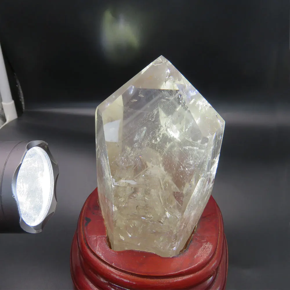 @ RARE NEW 638 г Натуральный прозрачный кварцовый одноконцевый кристаллический