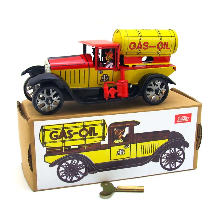 Детские античные оловянные игрушки в стиле ретро металлические транспортные