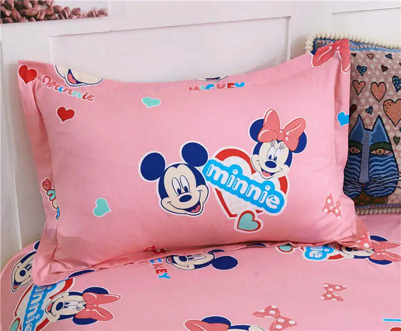 С Микки Маусом и Минни Маус Постельное белье Одноместный для очень больших