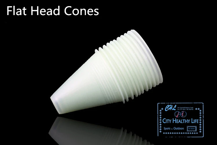 

20 шт. флуоресцентсветильник конусные чашки для катания на коньках флуоресцентные Серебристые слалом роликовые коньки конусы, светящиеся чашки для катания на коньках