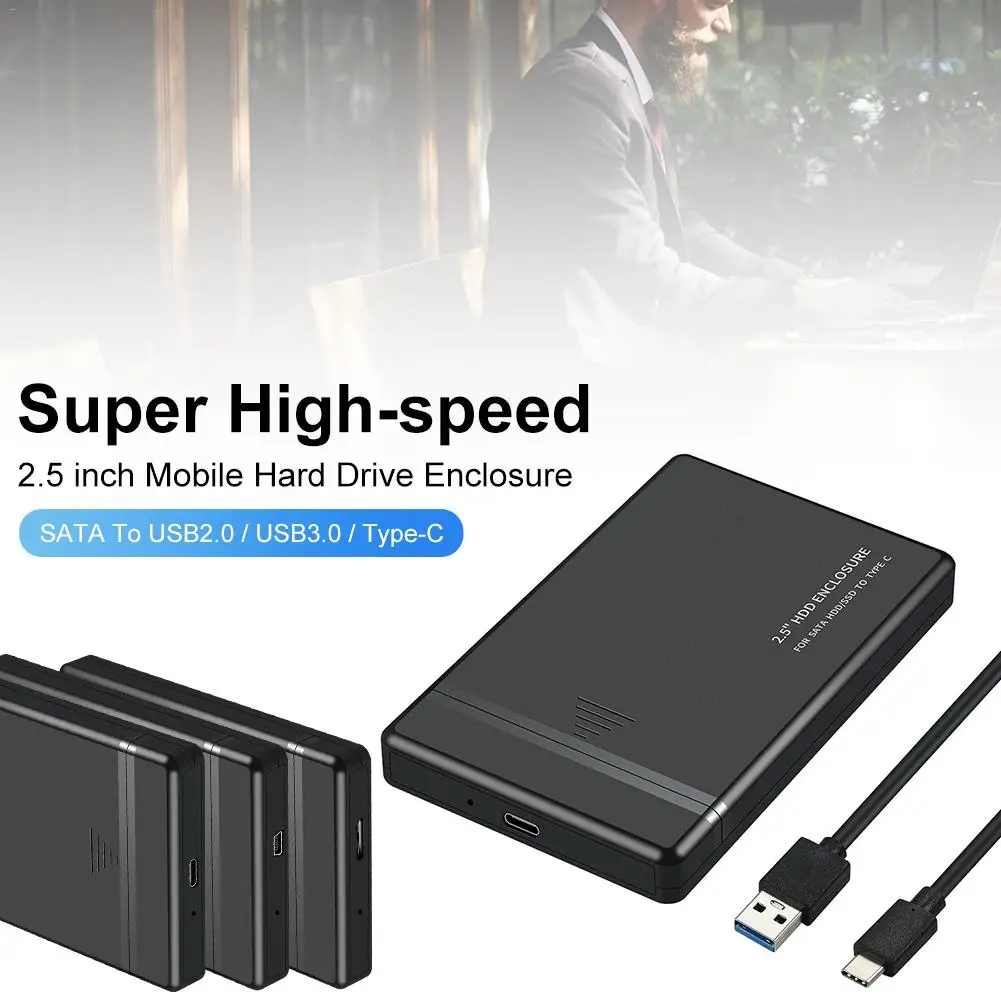 2 5 &quotSATA USB2.0 3 0 Type C 1 мобильный жесткий диск Гбит/с внешний корпус для ноутбука