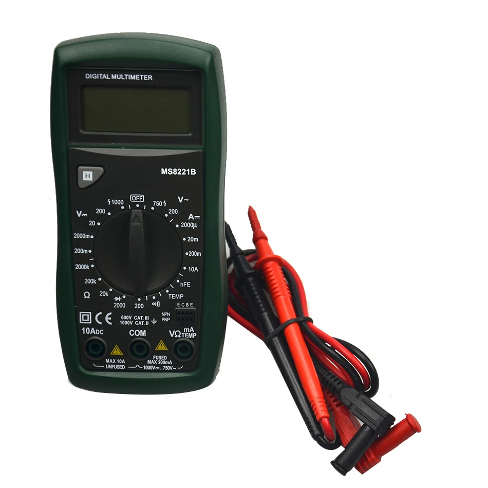Цифровой мультиметр MS8221B с дисплеем 2000 отсчетов|multimeter|multimeter digitalmultimeter display |