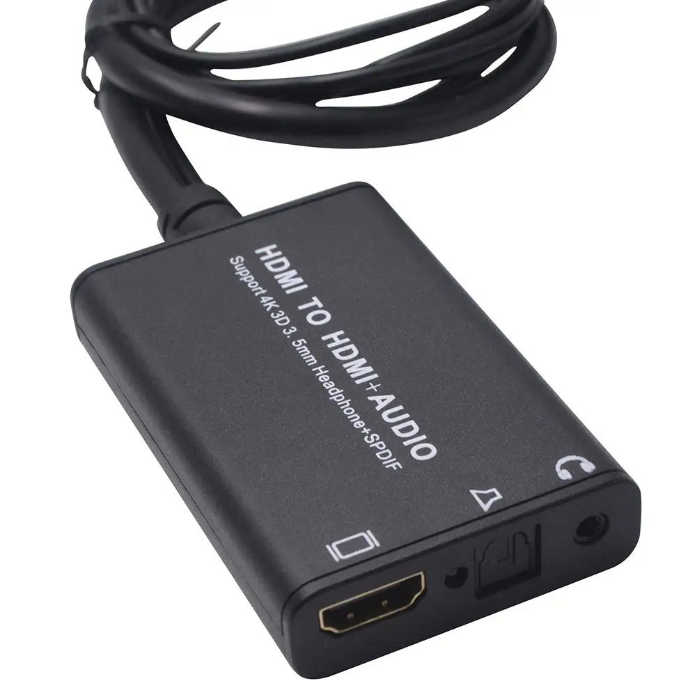 HDMI аудио сплиттер адаптер Hdmi экстрактор к и оптический TOSLINK SPDIF + 3 5 мм стерео