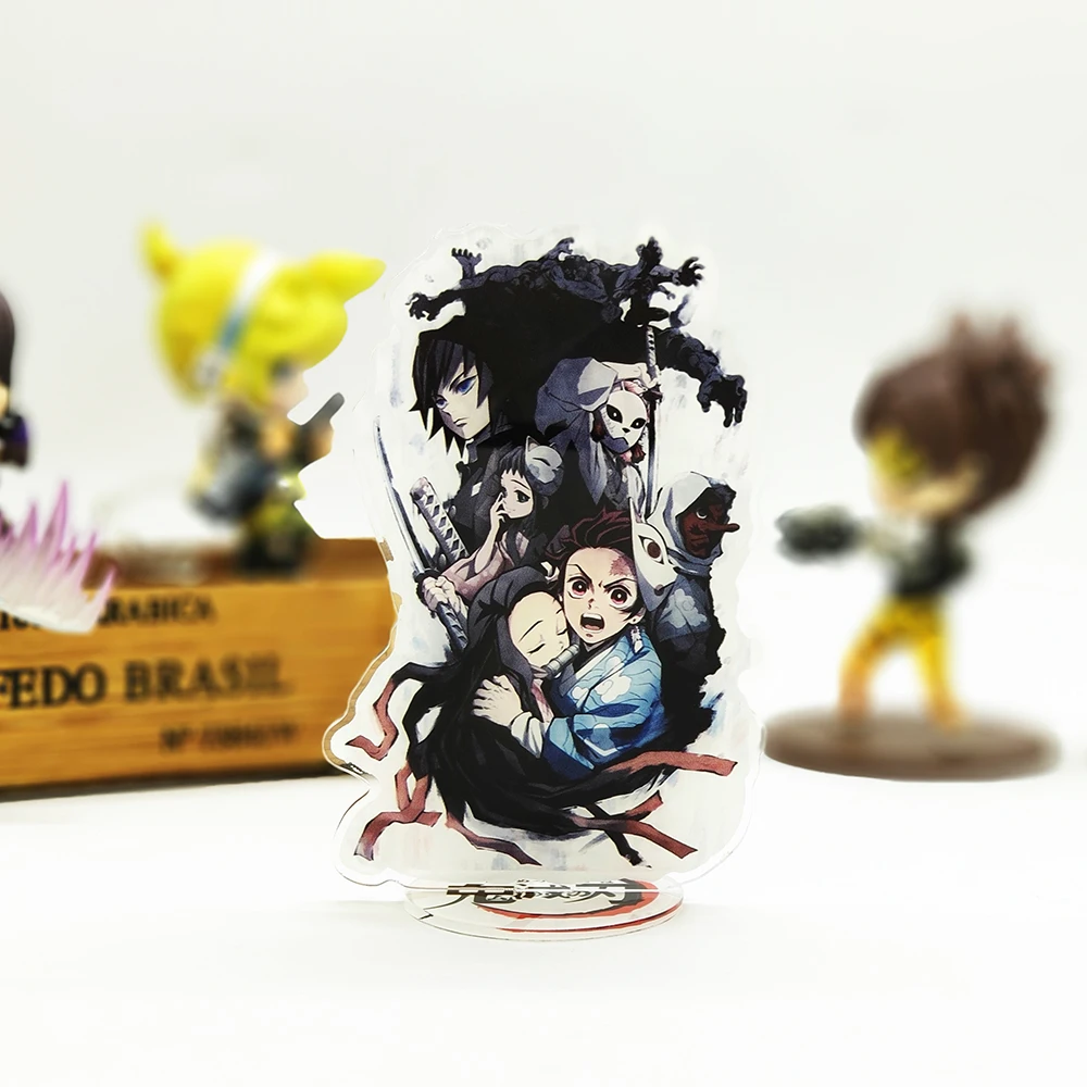 Демон убийца Kimetsu без Yaiba Tanjirou Nezuko фигурка на акриловой подставке Модель Двойной