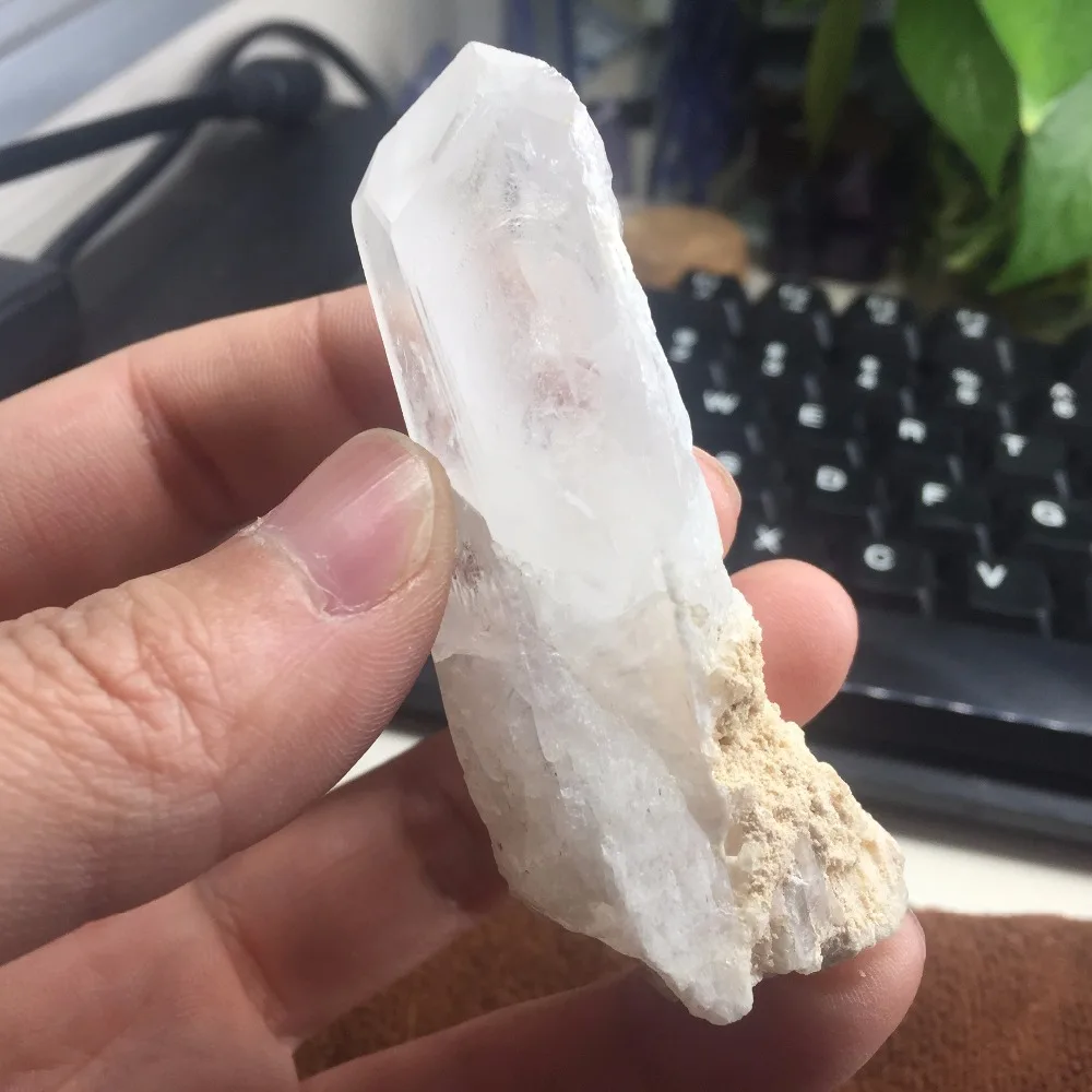 60g Natural Skeleton Quartz Crystal Stone Healing Minerals Wand Specimen #BH1044 | Дом и сад