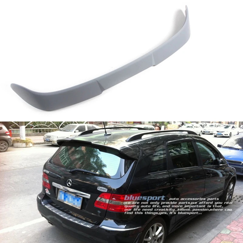 Для Mercedes Benz B200 B180 2009 2011 задний крыльев спойлеры багажника серый праймер ABS 3M